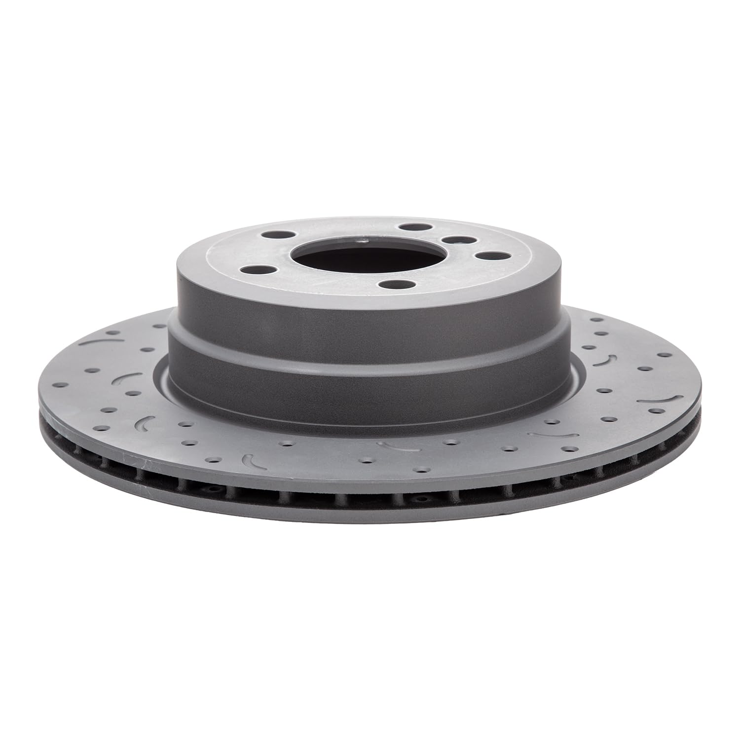Talon Cross-Drilled and Slotted Vented Rotor, Hawk Performance Brakes, 12.59 in. Diameter, 3.1 in. Height
