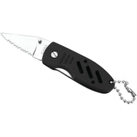 Folding Pocket Knife Performance Tool W3232 with Liner Lock, Rubberized Handle, and Keychain