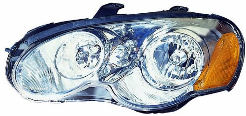 Replacement DEPO 333-1175R-AS Passenger Side Headlight for 03-10 Chrysler Sebring MN133282 MI2503133