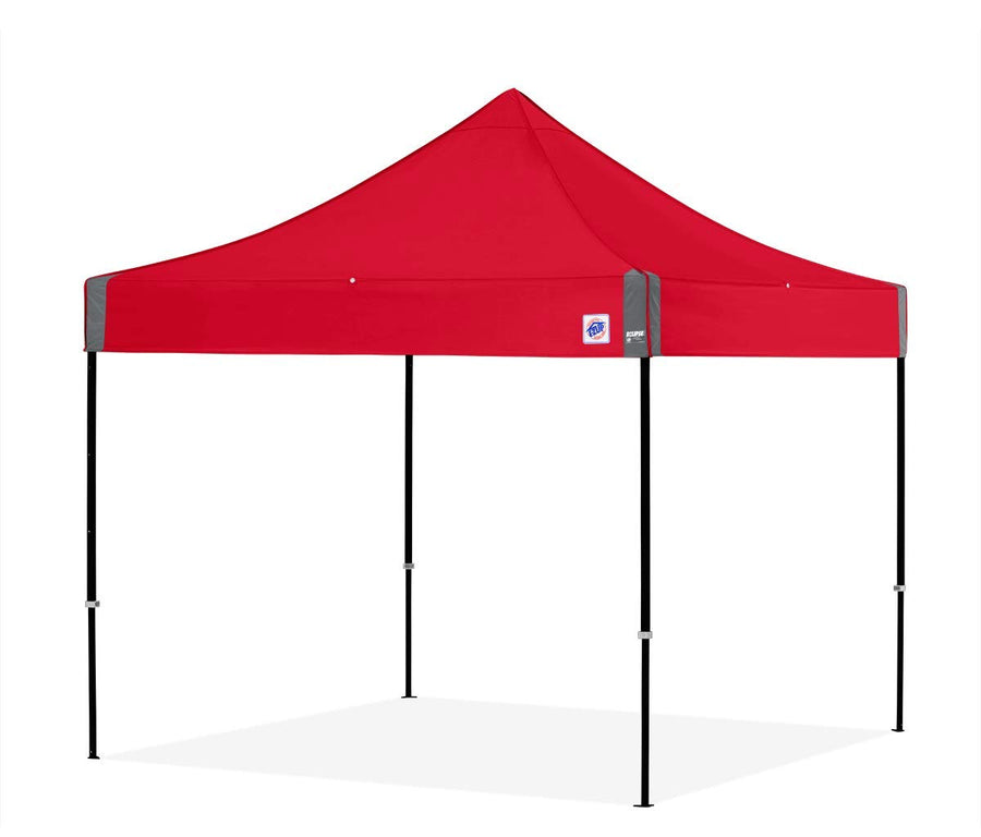 E-Z UP Instant Shelter Eclipse Canopy, 10' x 10', Black Steel Frame and Professional Grade Punch Top
