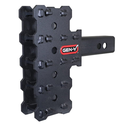 GEN-Y Phantom-X GH-13104X 4 Position Adjustable 4.5" Offset Drop Hitch for 2" Receiver - 7,000 LB Towing Capacity - 700 LB Tongue Weight