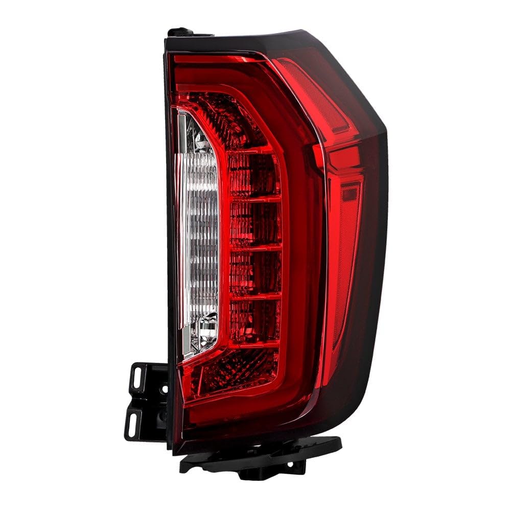 GMC Yukon Spyder (POE) 21-24 Full LED Red/Clear Tail Light - OE Right