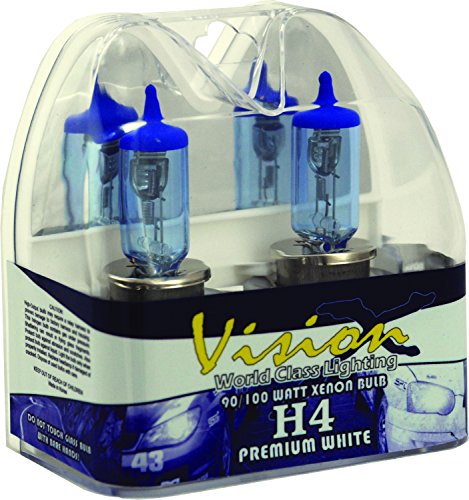Vision X VX-HH4 Superwhite 90/100 Watt Hi/Low Beam Bulb Set Lighting
