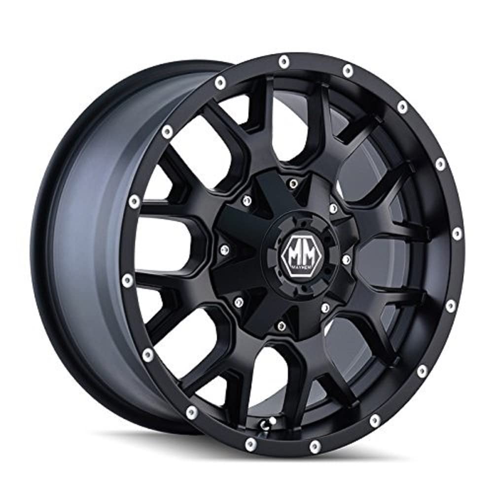 Warrior Mayhem 8015 Wheel with Matte Black Finish (20x9"/12x139.7mm)
