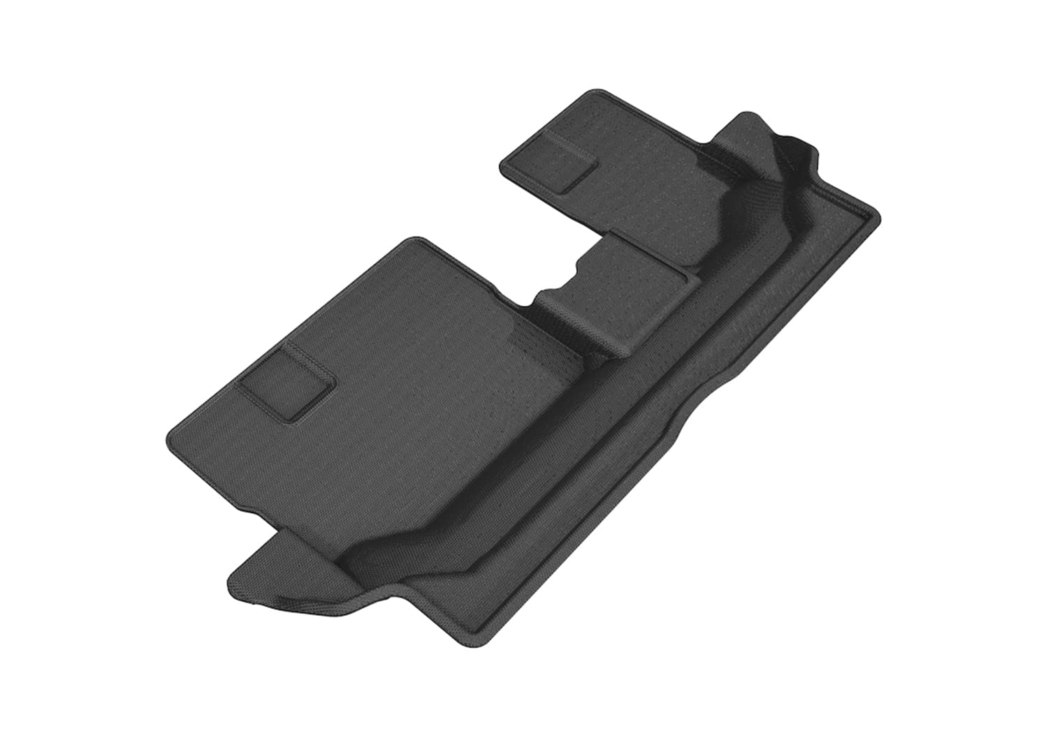 3D MAXpider Kagu Custom Fit Floor Mat (Black) Compatible with Volkswagen Tiguan 2018-2024 - Third Row