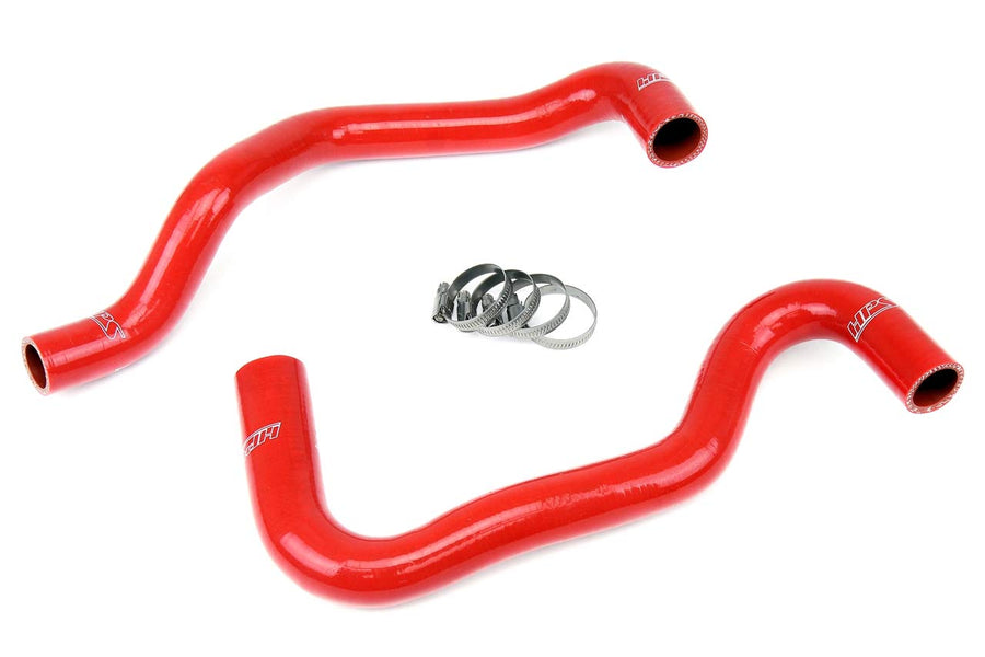 Red HPS 57-1281-RED Silicone Radiator Coolant Hose Kit
