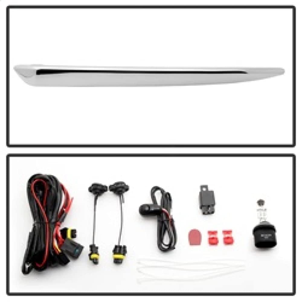 Fog Lts SPYDER W/Chrm Trm Cvr Swth Clr (9031588)
