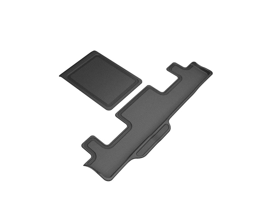 Custom Fit 3D MAXpider Kagu Floor Mat (Black) Compatible with Chevrolet Tahoe / GMC Yukon 7-Seat 2021-2025 - R3