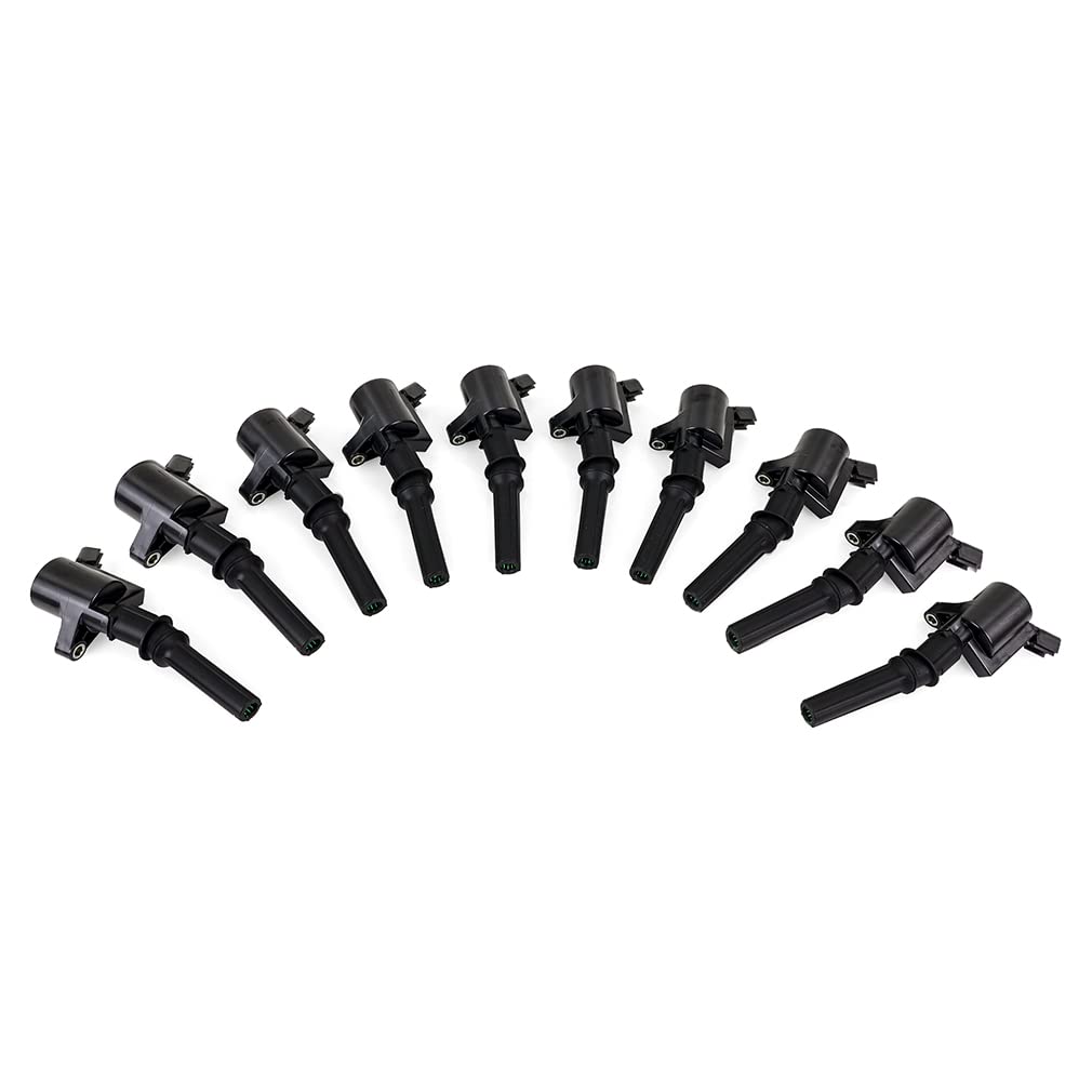 Mishimoto Set of 10 Ignition Coil, Compatible with Ford F-150 2001-2010