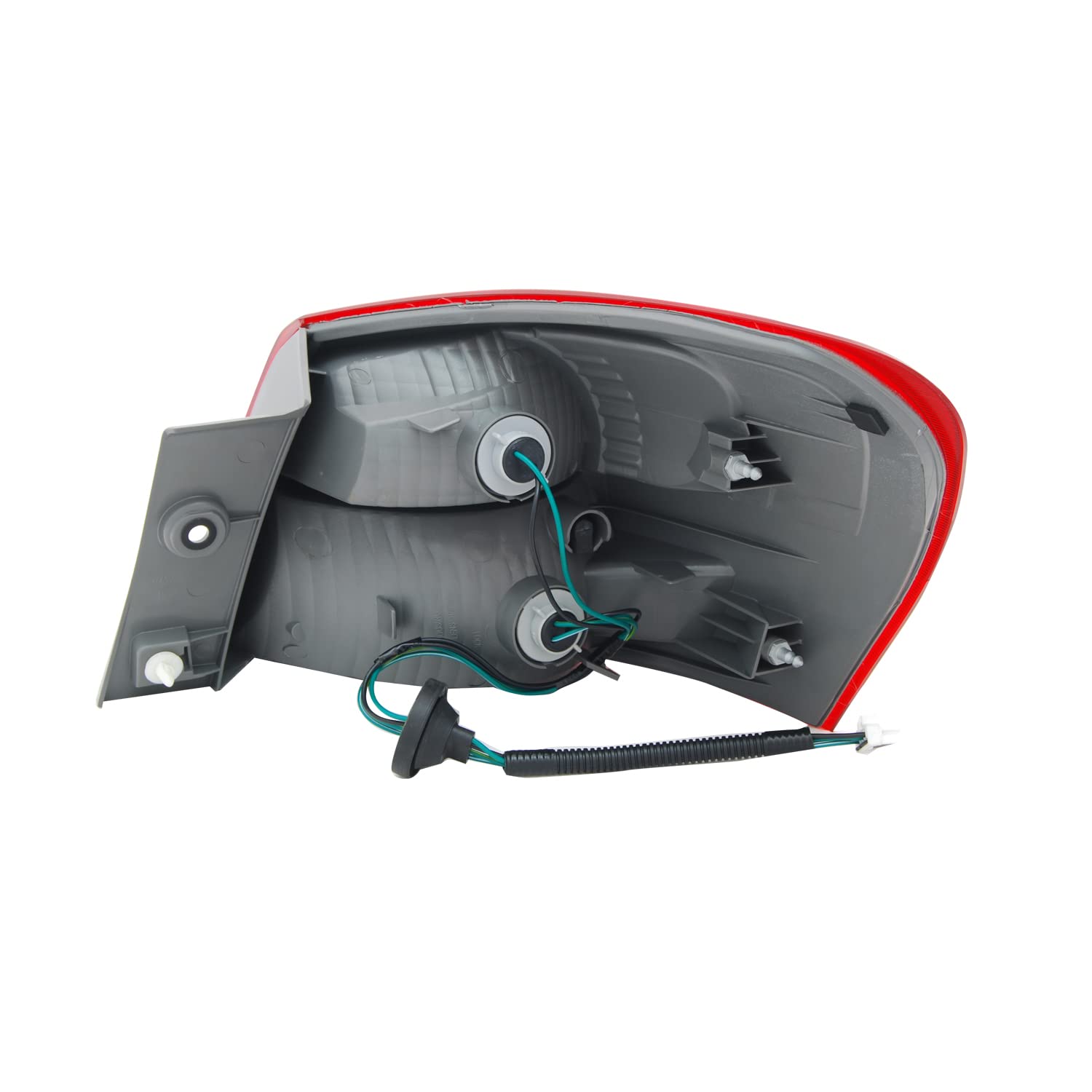 Left TYC Tail Light Assembly Compatible with 2008-2014 Nissan Rogue