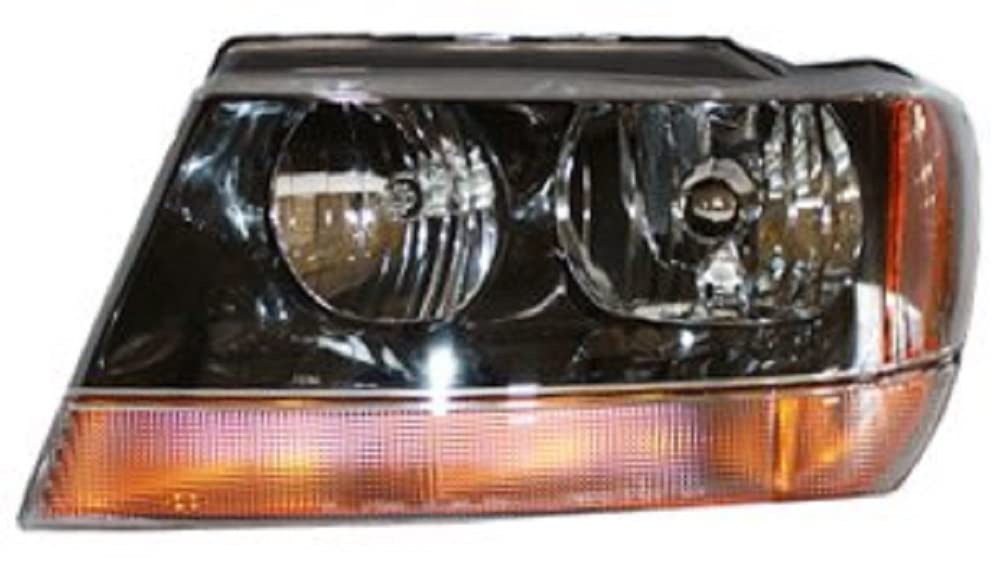 Left Headlight Assembly TYC Compatible with 1999-2004 Jeep Grand Cherokee