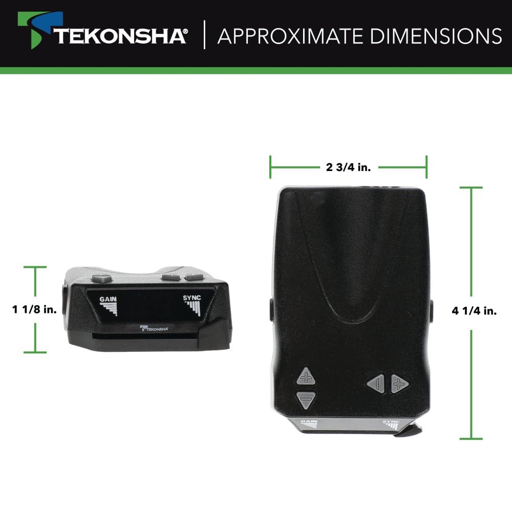 Brakeman IV Tekonsha 8507120, Time-Delay Brake Controller For Trailers with 1-4 Axles, Compatible with Ford, GM, Chevy, Dodge, RAM, Toyota, Jeep. Wiring harness sold separately.