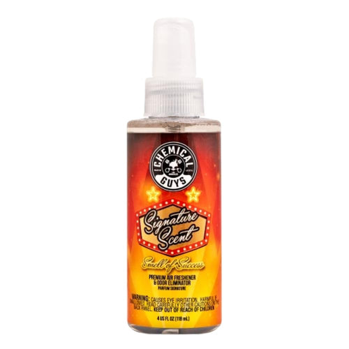 Chemical Guys Signature Scent AIR_069_04 Premium Air Freshener and Odor Eliminator, Smell of Success (Great for Cars, Trucks, SUVs, RVs, Home, Office & More) 4 fl oz