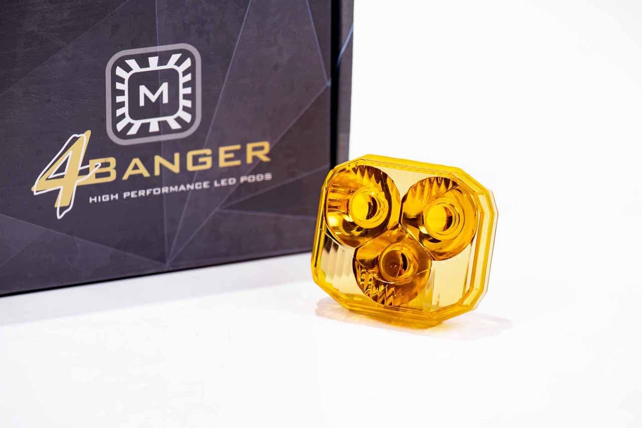 4Banger Lens Only: Morimoto BAF203 (Yellow/Spot)