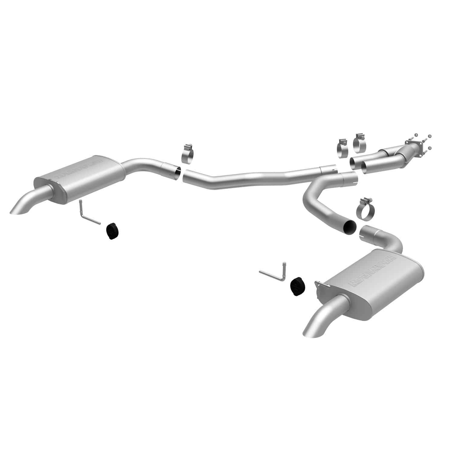 MagnaFlow Exhaust Performance System 16710: Cat-Back, Street Series, For 1975-1979 Chevrolet Corvette