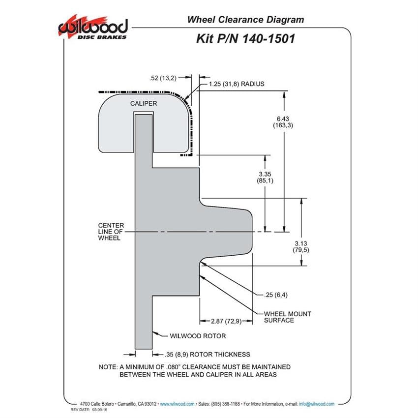 Drilled Rotor FDL Front Drag Kit