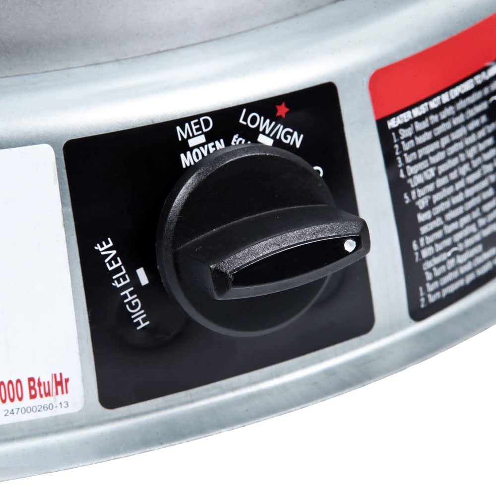 LP Propane Convection Heater ProTemp 80,000 BTU | For Garages, Barns and Workshops up to 1800 Sq feet (PT-80V-LPC)
