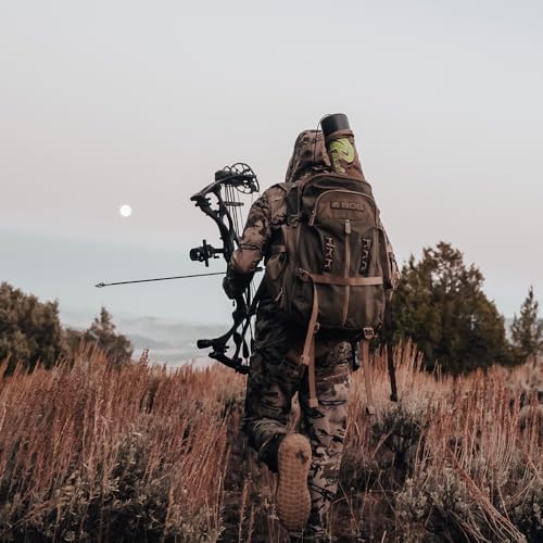 Day Pack BOG Bag with Detachable Carry Boot and Rain Cover, Lightweight Ripstop, Heavy-Duty, Large Capacity, For Hunting, Outdoors, EDC