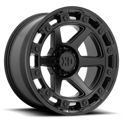 XD Wheels Xd862 Satin Black Wheel with Alloy Steel (17 x 9. inches /6 x 106 mm, 0 mm Offset) Raid