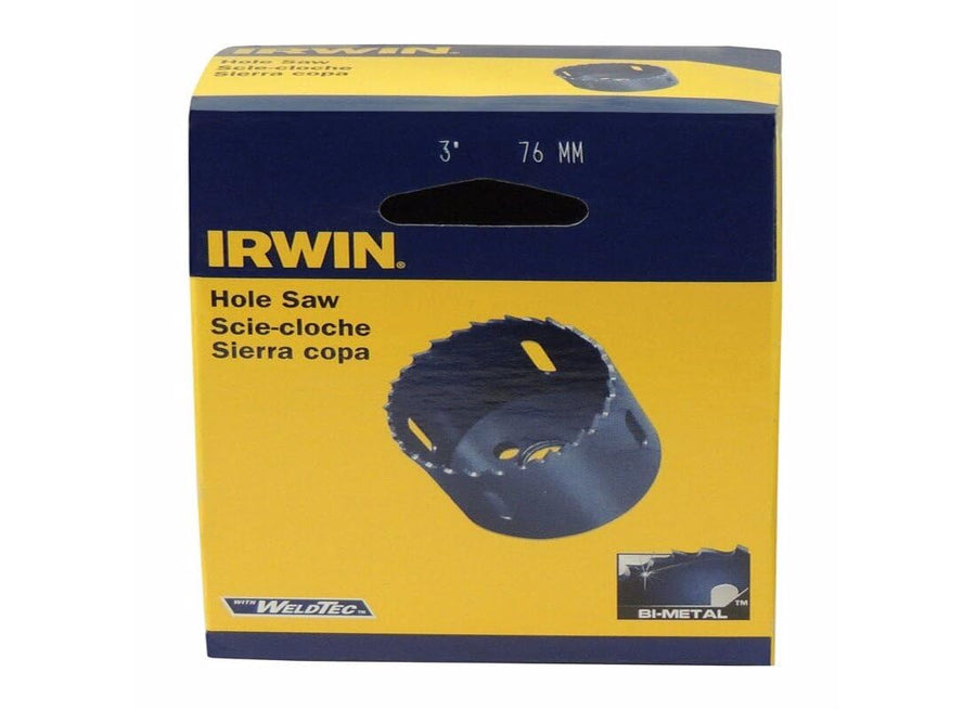 3" HOLESAW Irwin Tools BI-MTL