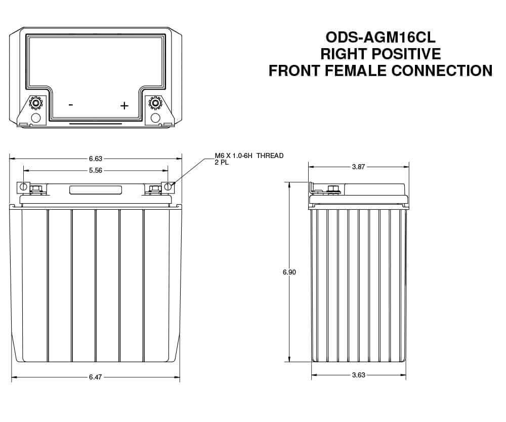 Extreme Series Odyssey Battery, AGM