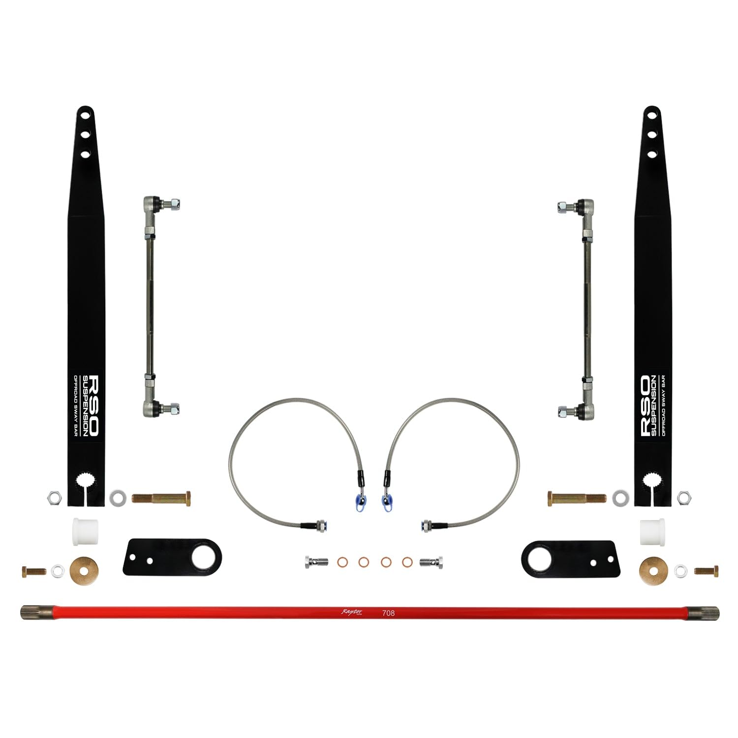 Adjustable Rear Sway Bar Kit for 07-18 Jeep JK