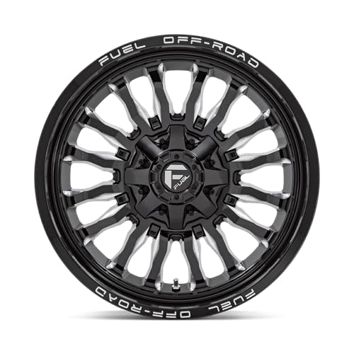 D795 ARC FUEL OFF-ROAD 22X10, 8X170, 4.79, 18mm GLOSS BLACK MILLED - D79522001747