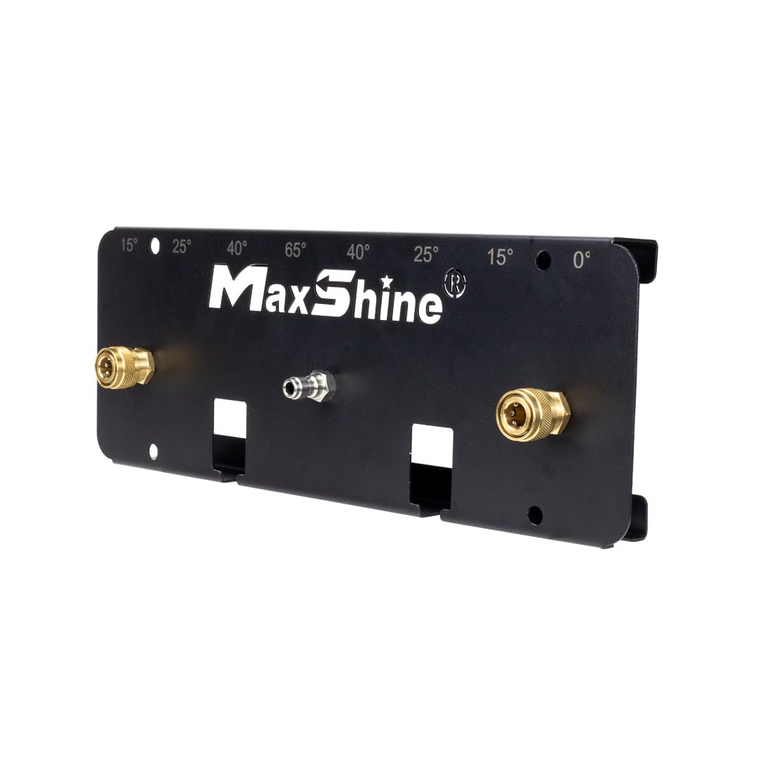 Maxshine Foam Cannon Holder Universal – Compatible with 1/4" Quick Connect – Wall-Mounted Organizer for Garage & Mobile Detailing – Holds Foam Cannons & Accessories – Metal Rack