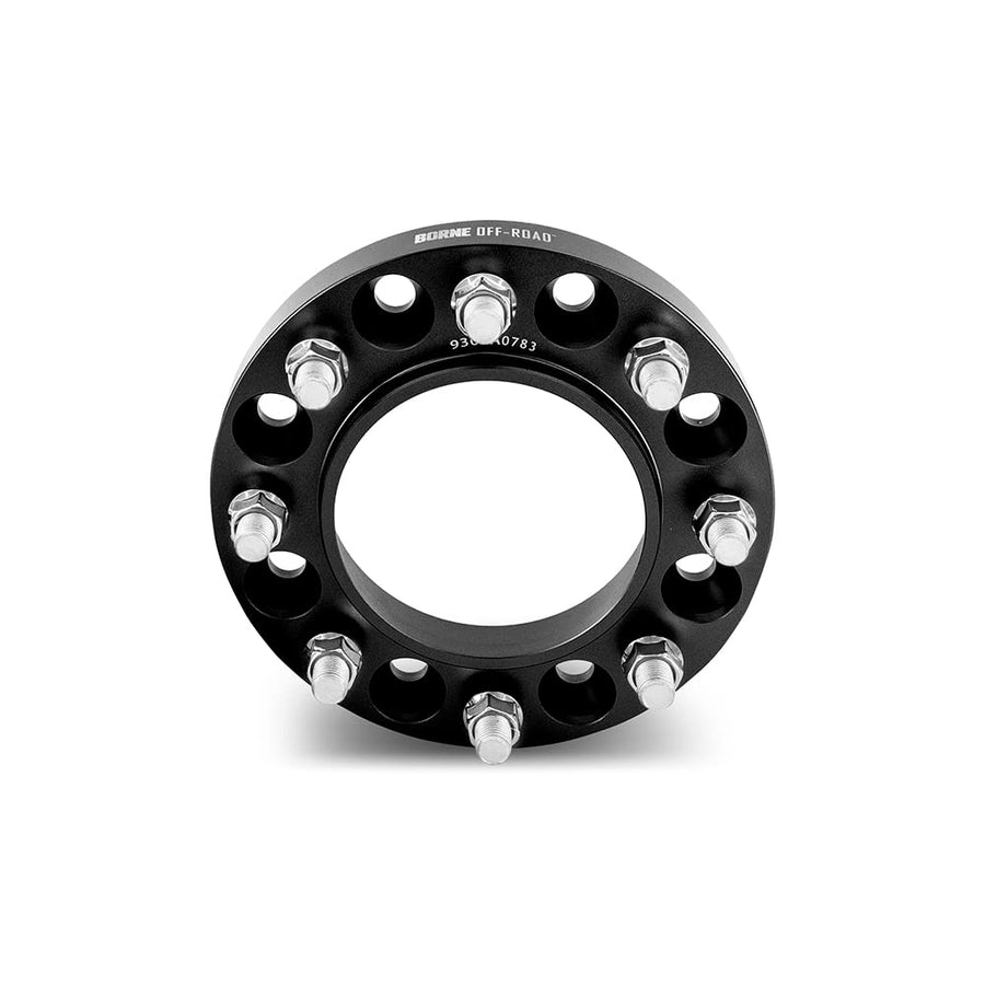Borne Off-Road Mishimoto Wheel Spacers, 8x180, 124.1 Center Bore, M14x1.5, 38.1mm, Black