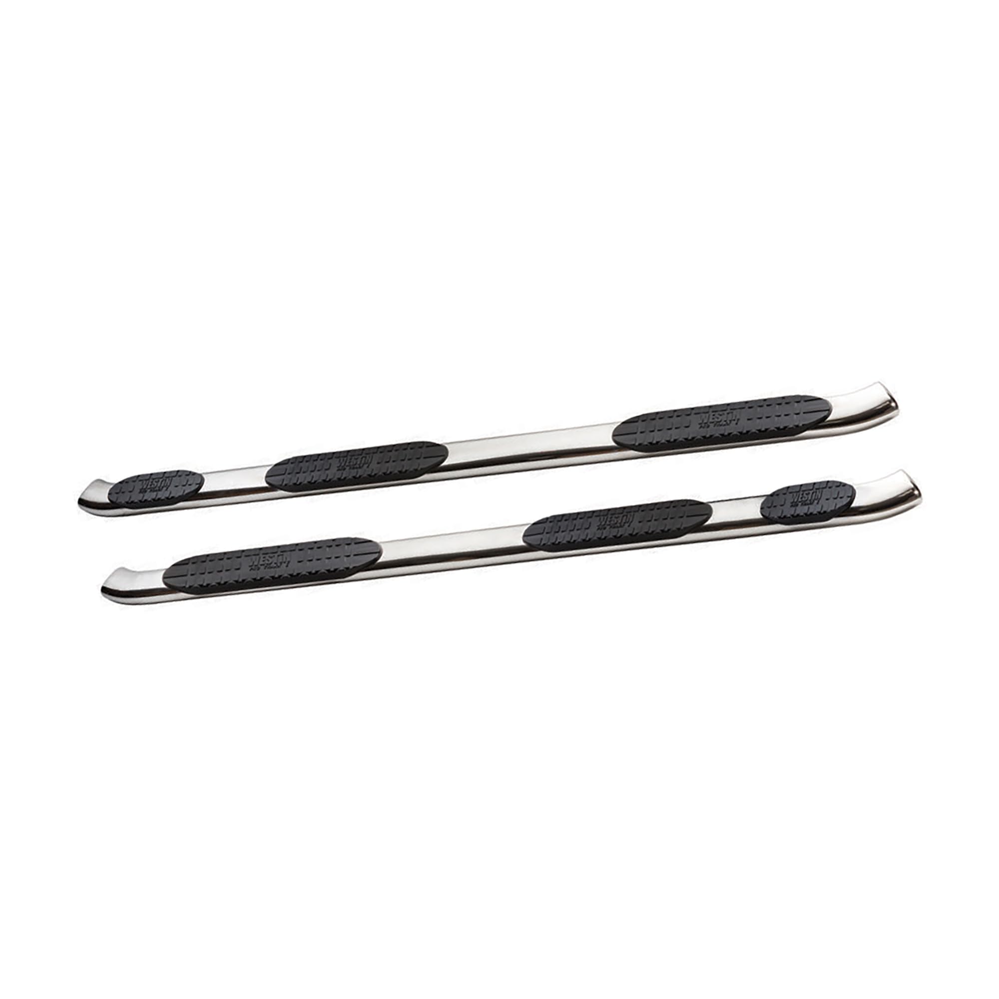 Westin PRO TRAXX 5 Oval Wheel to Wheel Nerf Bars fits 2009-2018 Ram 1500 Crew Cab 5'5" Quad Cab 6'5" Bed 2019-2024 Ram 1500 Classic Crew Cab 5'5" Quad Cab 6'5" Bed Stainless Steel Pair