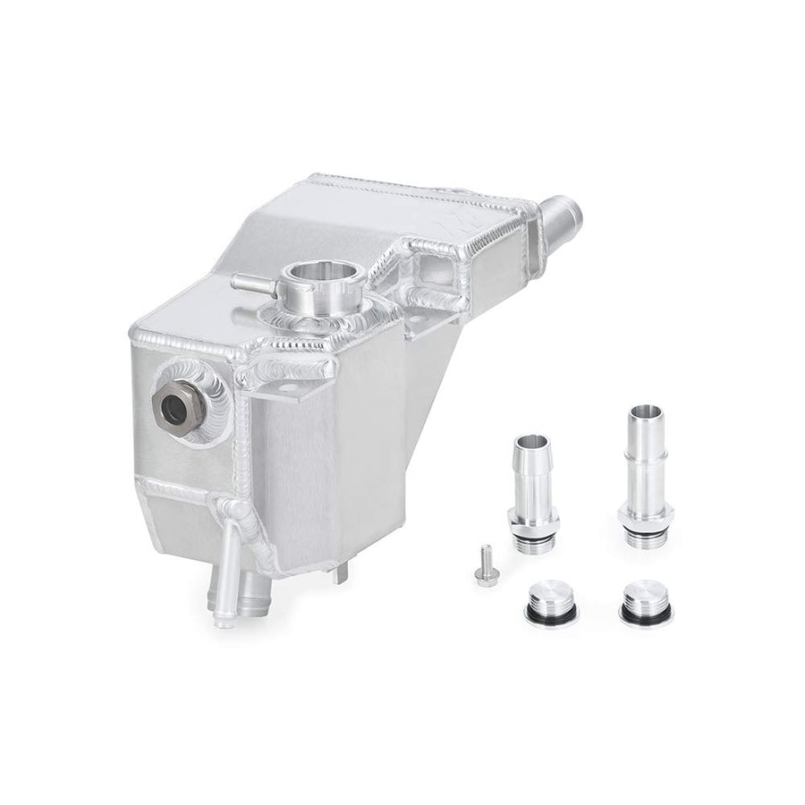 Mishimoto Aluminum MMRT-F2D-11SN Secondary Degas Tank, Compatible With 2011+ Ford 6.7L Powerstroke, Natural