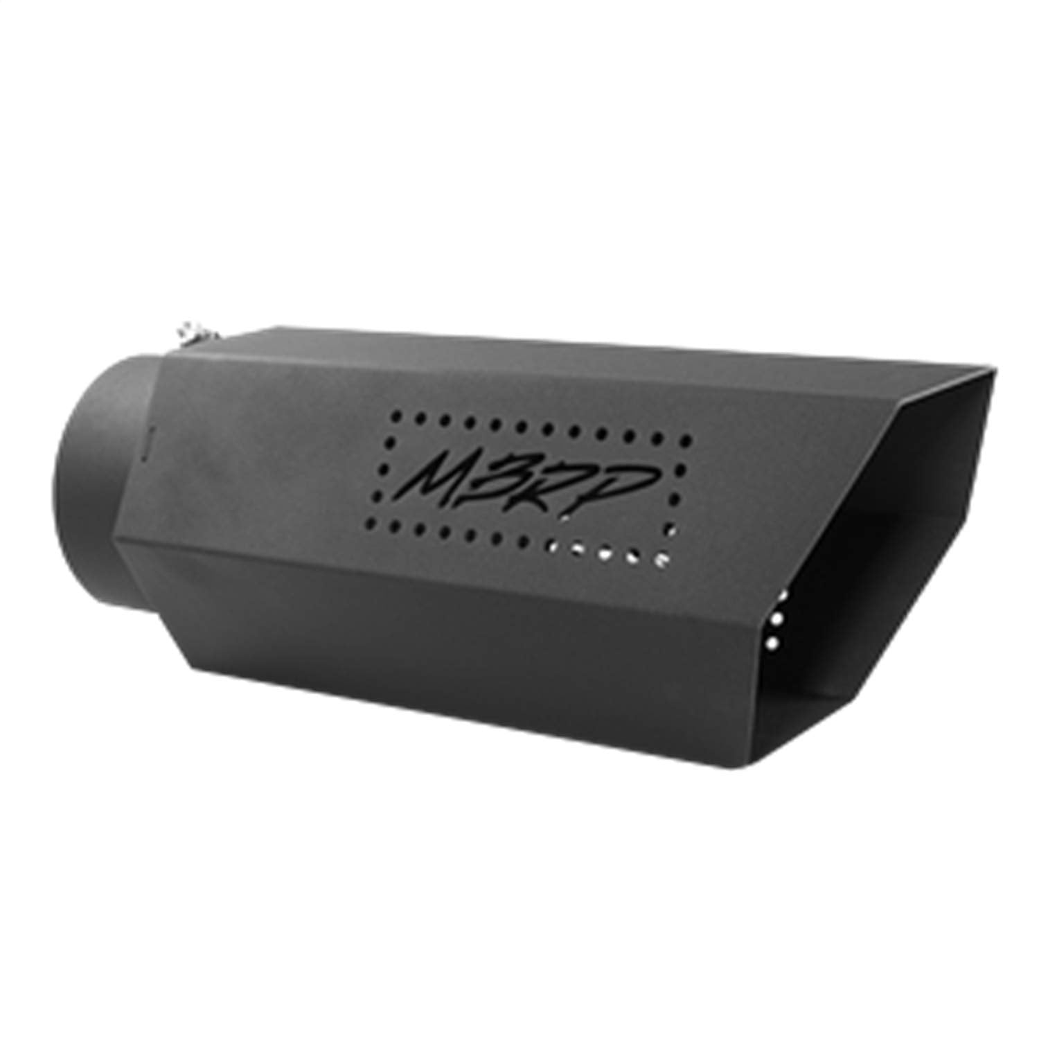 MBRP Hex Tip Universal 5in Inlet 16in length w/o Logo - Black Coated