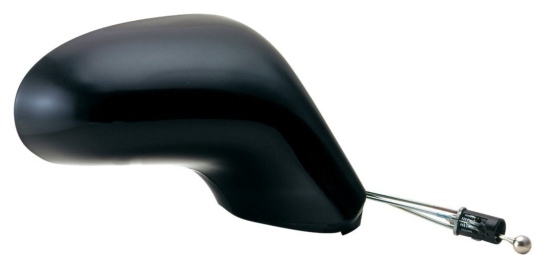Fit System Mirror Passenger Side for Buick Lesabre, Olds. 88, LSS, Regency, Black, Non-Foldaway, Manual