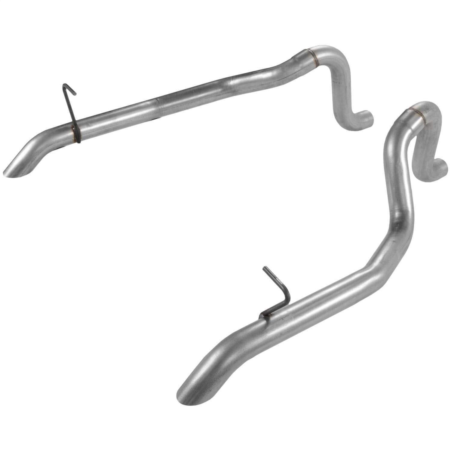 Flowmaster Prebent 15805 Exhaust Tailpipe Kit, 2.5" Rear Exit, PAIR; Aluminized