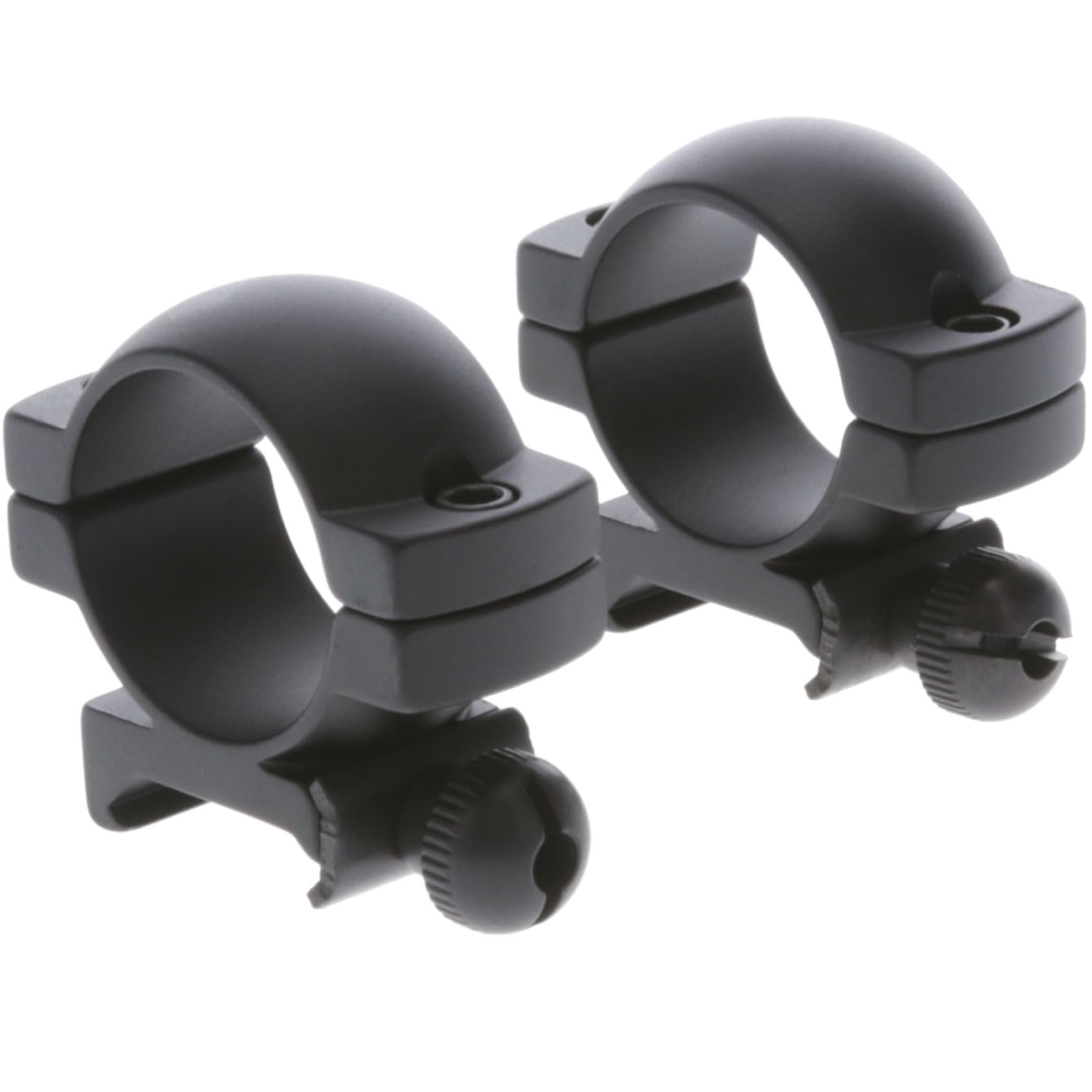 Lightweight TRUGLO Scope Rings | Tactical Hunting Shooting Versatile Durable Aluminum Mounting Accessory for 1" Tube Scope | for Picatinny/Weaver Rails | Medium (2 Screws per Ring)