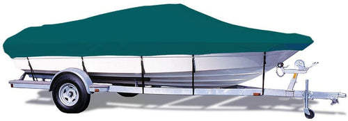 Semi-Custom Trailerite Boat Cover for Competition Ski Boats with Inboard/Outboard Motor, Teal (18'5" - 19'4" CL x 92" B)