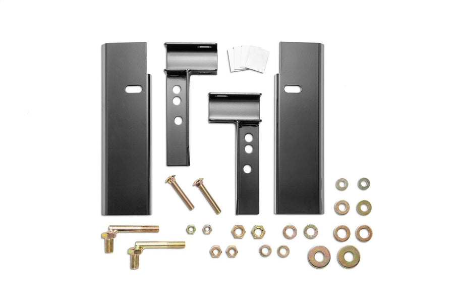 BACKRACK Hardware Kit RealTruck for use w/Standard Bed, Black, No Drill | 30117 | Fits 2002-2025 RAM 2500/3500 All Beds; 2002-2025 RAM 1500 6.5' & 8' Bed