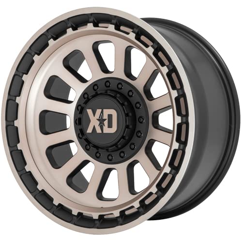 XD Wheels Omega Xd856 Satin Black with Bronze Tint Wheel with Alloy Steel (17 x 9. inches /5 x 78 mm, 0 mm Offset)