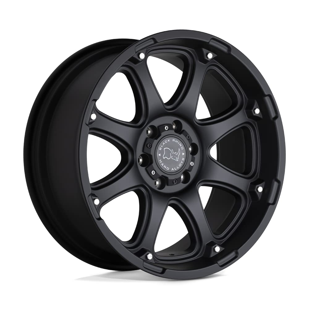 Hard Black Rhino Alloys GLAMIS 17X9 6X5.5 5.47 12mm MATTE BLACK - 1790GLA126140M12