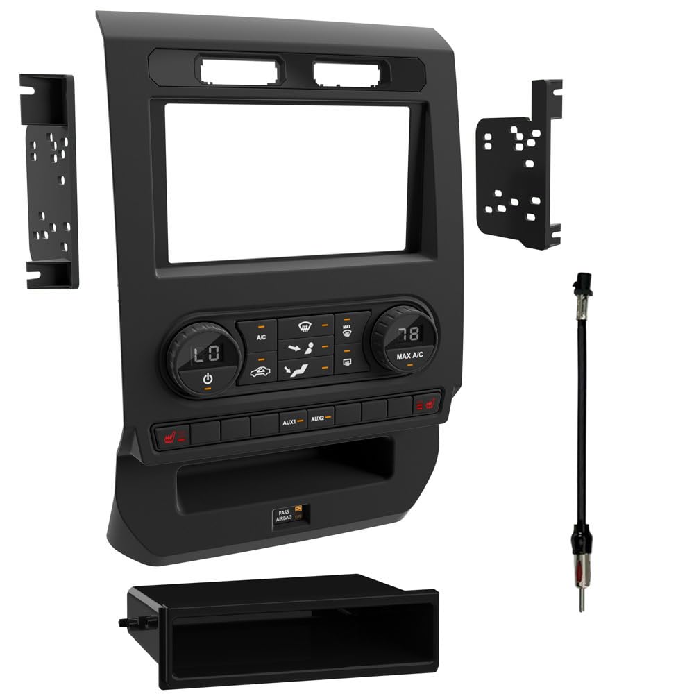 Metra Electronics - Turbo Tactile Ford F-150 2015-17 (w/sngl-zone climate cntrl) (99-5849CH) Metra Radio Install kits