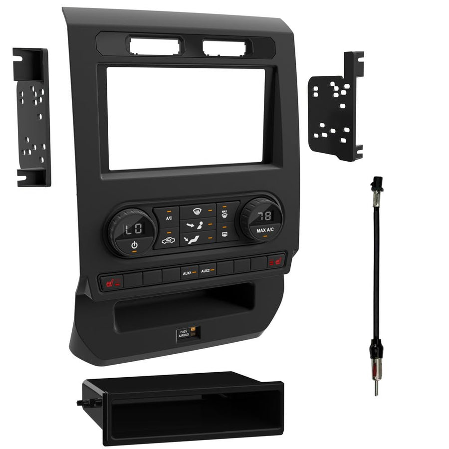 Metra Electronics - Turbo Tactile Ford F-150 2015-17 (w/sngl-zone climate cntrl) (99-5849CH) Metra Radio Install kits