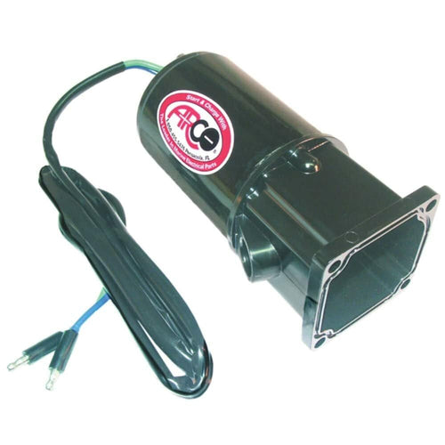 Tilt Trim Motor Arco 6276 for Late Model Mercury/Mariner/Force 40-125 HP Outboards with Single Ram, Black