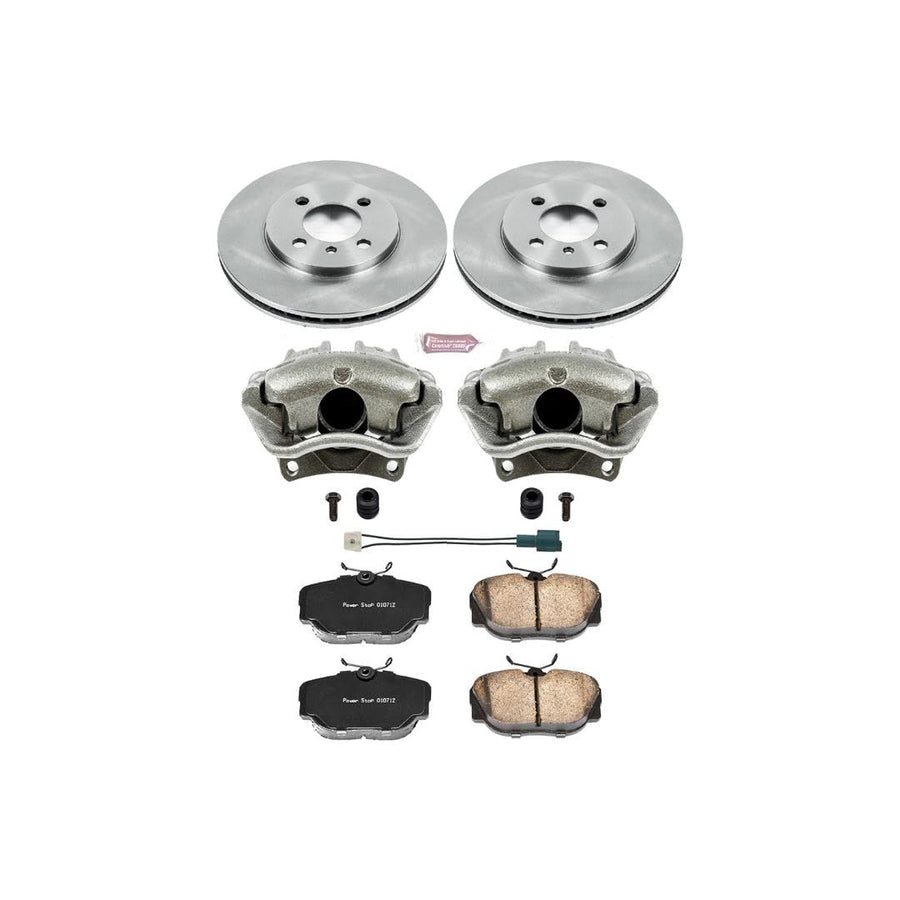 Power Stop KCOE3008 1-Click Autospecialty OE Replacement Brake Kit with Calipers For BMW 318i, BMW 318is, BMW 325, BMW 325e, BMW 325es, BMW 325i, BMW 325iX, BMW 325is [Model Specific]