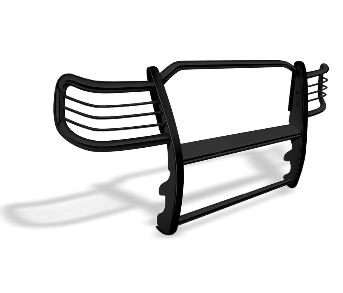 Bumper Guard Modular Black Black Horse Grille Compatible with 2003-2009 Lexus GX470|2003-2009 Toyota 4Runner-17TU26MA