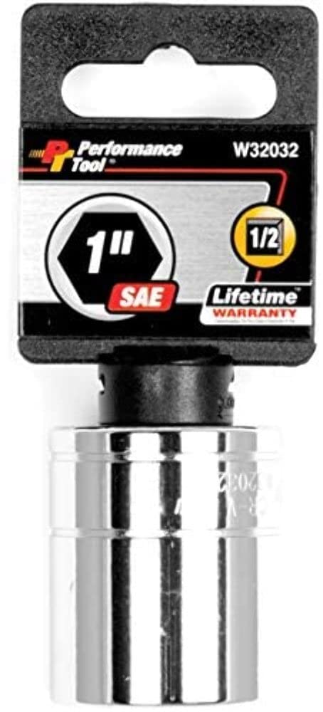 W32032 Performance Tool 1/2 Drive 6-Point Socket, 1