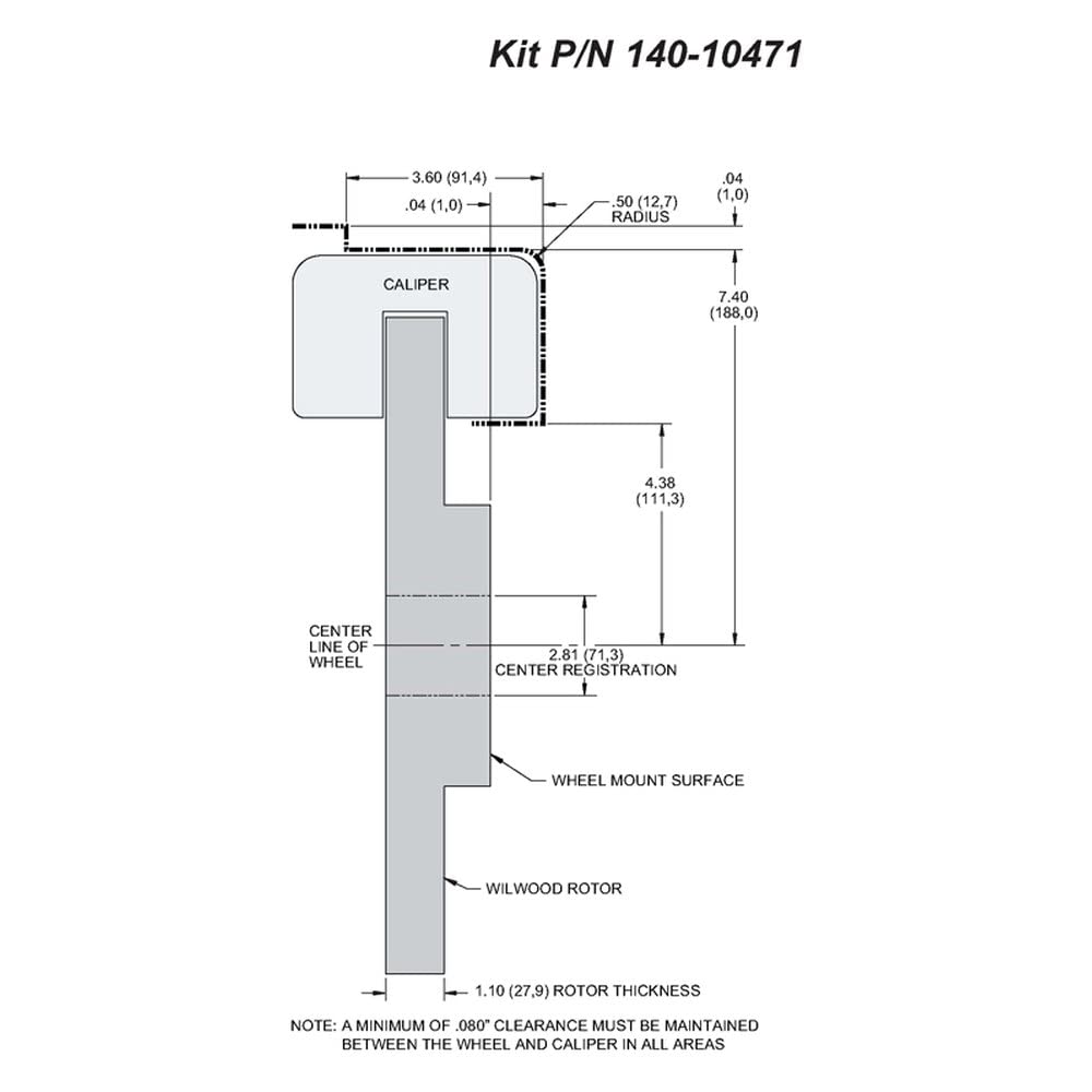 Rear FNSL4R Kit,12.88"