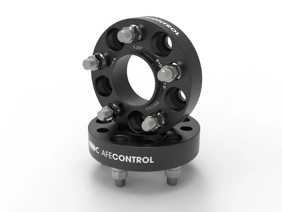 aFe Control Wheel Spacers Billet Aluminum - #610-304001-B - Ford Explorer ST 20-25 5x114.3, CB 70.5mm, 1-1/4 in