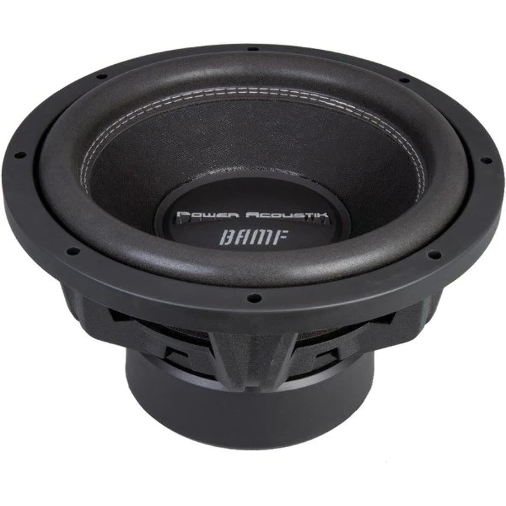 BAMF Series Power Acoustik Subwoofer (15", 3,800 Watts max, Dual 2Ω)