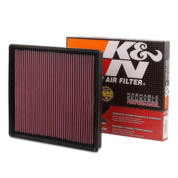 K&N Engine Air Filter: Replacement Car Air Filter, Reusable, Clean Every 75,000 Miles, Washable, Premium: Compatible with 2011-2019 FORD (Tourneo Custom, Transit, Transit Custom), 33-3026