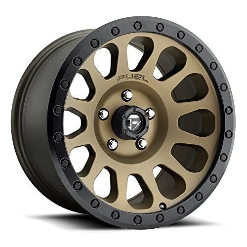 FUEL D601 OFF-ROAD VECTOR 18X9, 5X5.0, 5.04, 1mm MATTE GUN METAL BLACK BEAD RING - D60118907350